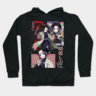 Benevolent Blossoms: Shinobu Kocho Design 04 Hoodie